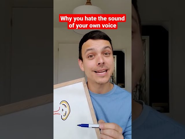 Why you hate the sound of your own voice #shorts