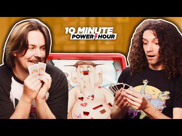 MEGA Board Game MASH-UP! Uno + Operation - Ten Minute Power Hour