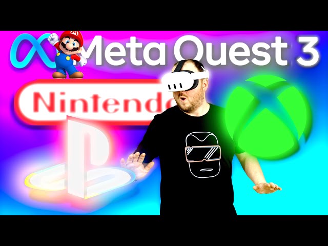 Meta Quest 3: Playstation 5, Nintendo Switch & XBox auf riesigem VR Bildschirm