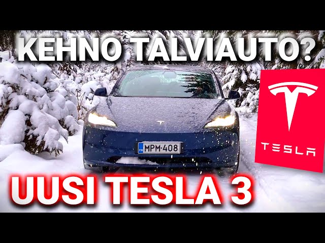 447. Uusi "karvalakki" Tesla Model 3 talvitestissä