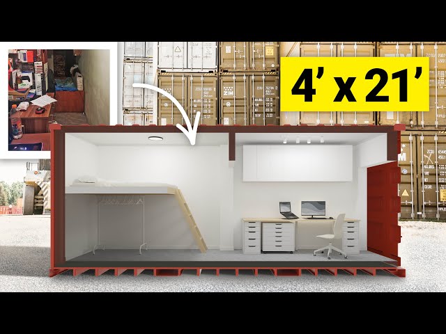 ARCHITECT REDESIGNS - A Tiny Narrow Bedroom Desk Setup - 7.7sqm/83sqft