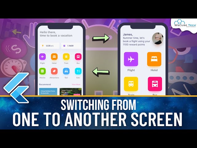 Switching One Screen to Another Screen Flutter - Flutter Tutorial