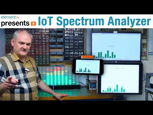 Making a WiFi Connected Audio Spectrum Analyzer with ESP32