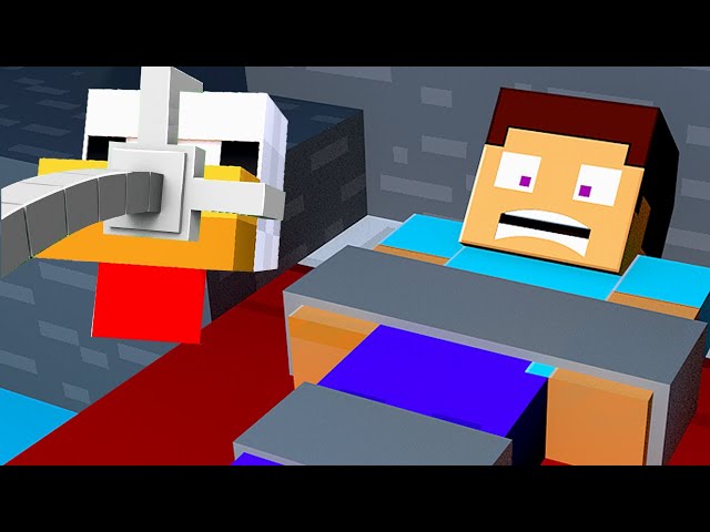 STEVE BECOMES A CHICKEN? Minecraft Animation - Alex and Steve Life