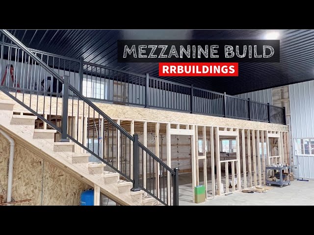 Shop Mezzanine Buildout with Stair Case Build: Farm Chains Final