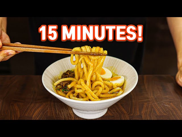 This 15 Minute Japanese CURRY UDON Will Change Your LIFE!