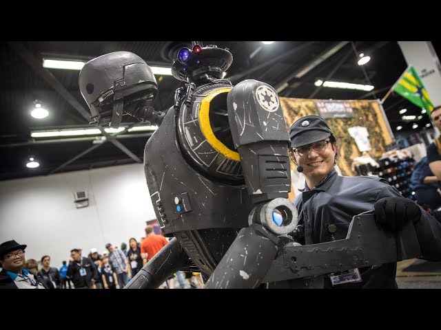 Life-Size K-2SO Puppet Cosplay!