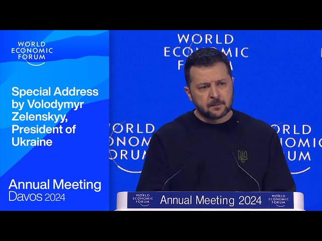 Special Address by Volodymyr Zelenskyy, President of Ukraine | Davos 2024 | World Economic Forum