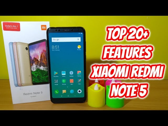Redmi Note 5 Top 20+ Hidden Features , Advance Features , Best Features ! Tips & Tricks !! HINDI