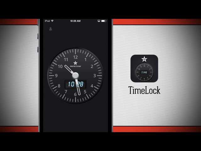 TimeLock - Photo & Video vault hidden in a clock - iPhone App Demo