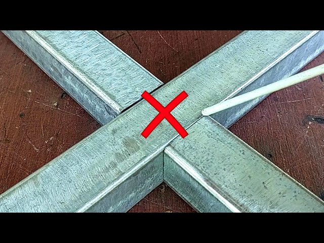 not many know, the secret of the welder makes the job better and stronger | pipe cutting tricks