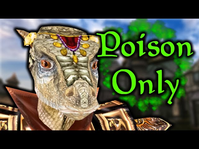 Can You Beat Morrowind with Only Poison Damage?