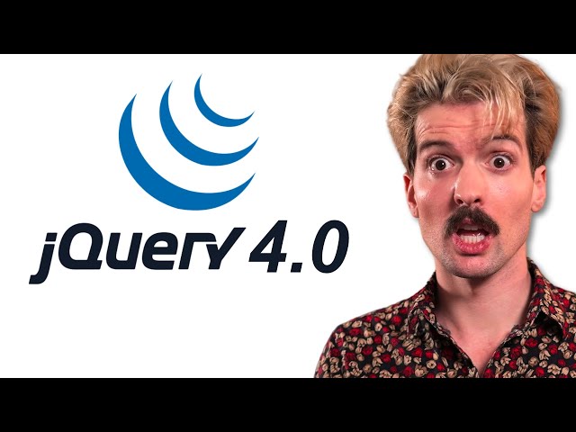 BREAKING: jQuery V4 Is Here (YES REALLY)