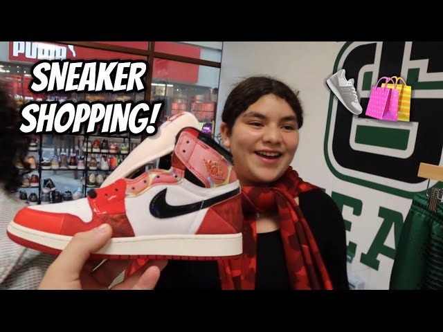 I TOOK THEM SNEAKER SHOPPING!! *LITTLE SISTER WAS SO EXCITED*
