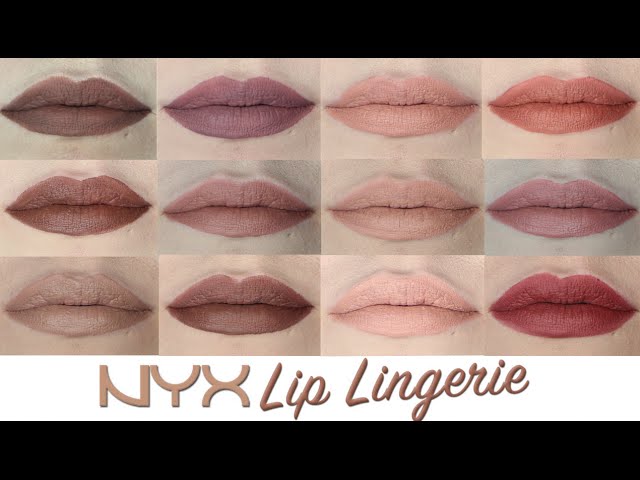 NYX LIP LINGERIE LIPSTICK | SWATCHES + REVIEW