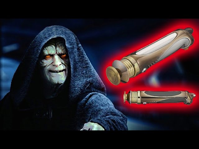 All the Lightsabers Darth Sidious Used During his Life - Explain Star Wars