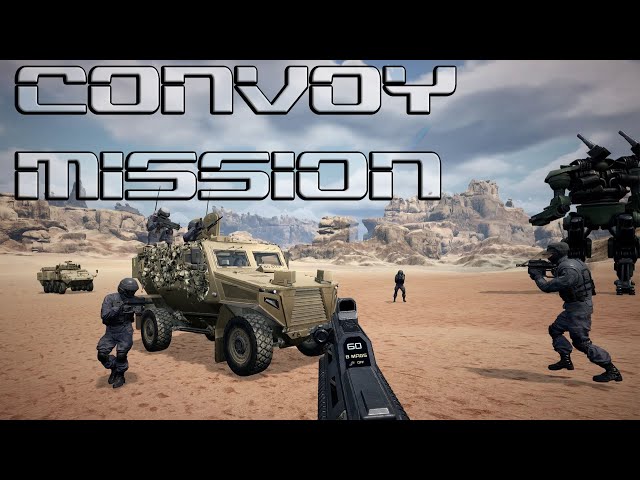 STARSHIP TROOPERS TAKE ON AN EPIC CONVOY MISSION