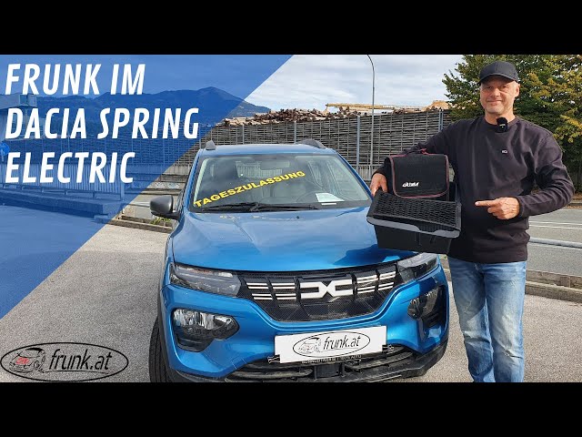 Frunk (front boot) in the Dacia Spring Electric / Product presentation