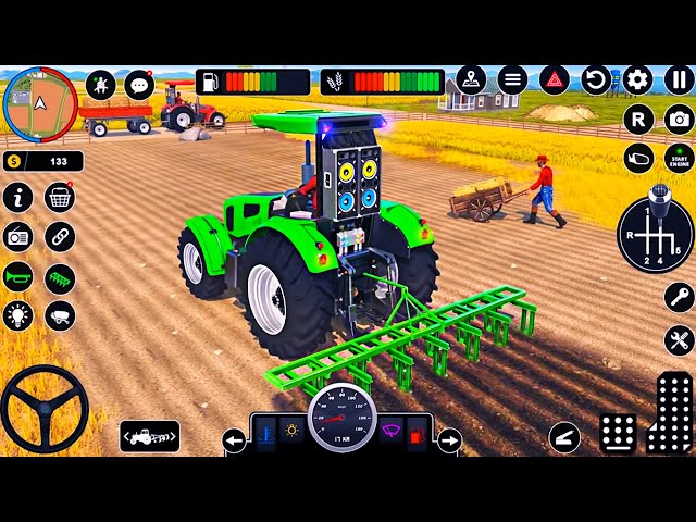 Real Mega Tractor Driving Simulator 2024 - Grand Farming Transport Walkthrough - Android GamePlay #4