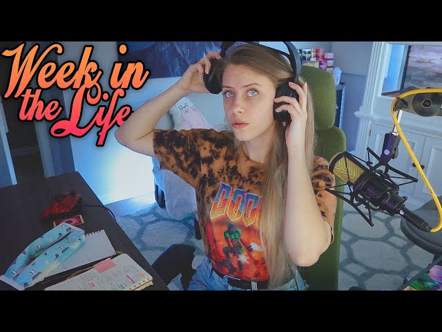 WEEK IN THE LIFE OF A GAMING YOUTUBER 💙 (BOAT UPDATE, UPLOADING VIDEOS, STREAMING, AND MORE!)