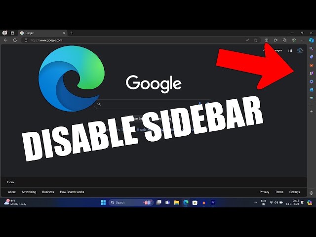 How to Disable or Remove Sidebar on Edge Browser