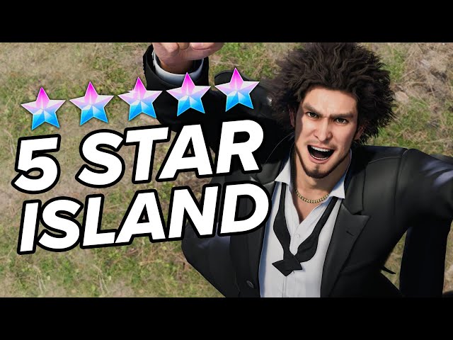 We Built a FIVE STAR ISLAND in Like a Dragon: Infinite Animal Crossing Parody Dondoko Island