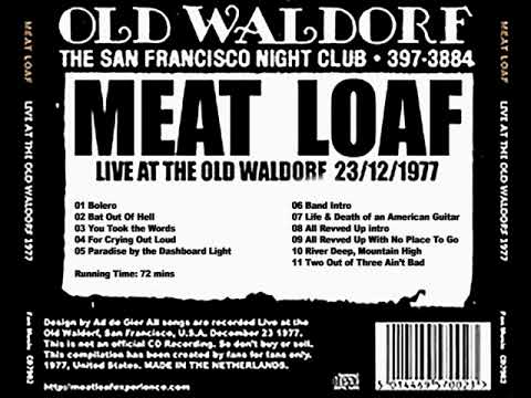 Meat Loaf Audio Concerts by Year / Tour
