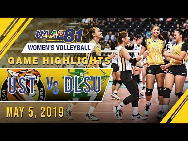 UAAP 81 WV Final Four: UST vs. DLSU | Game Highlights | May 5, 2019