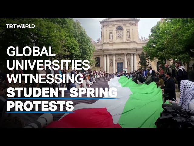 Student Spring protests for Gaza spread outside US