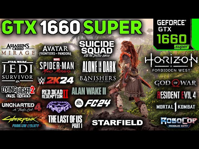 GTX 1660 SUPER Test in 35 Games in 2024