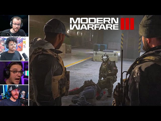 Steamers React to Call of Duty Modern Warfare 3, Ending Scene (MW III Campaign)