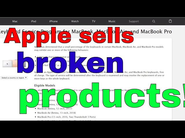 Apple ACKNOWLEDGES defect: SELLS PRODUCT ANYWAY!