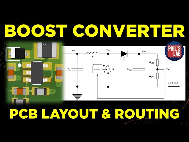 Boost Converter PCB Design - Phil's Lab #106