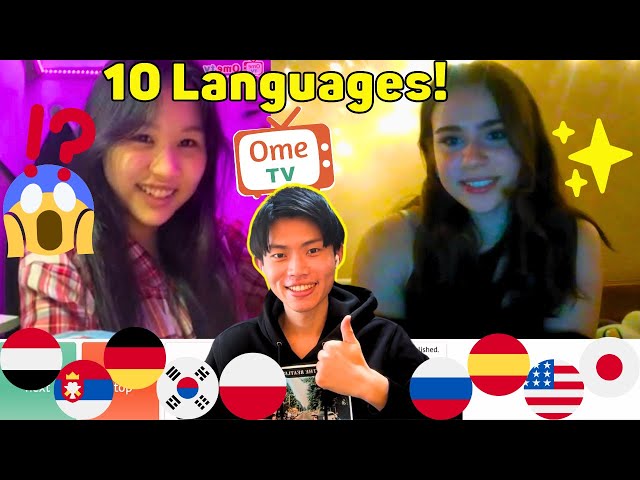 GREATEST Reactions When I Speak Their Native Language! - OmeTV