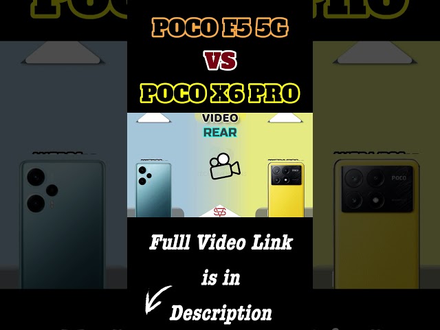 POCO F5 vs POCO X6 Pro | #7+gen2vs7300u #antutu #geekbench #pocox6provsf5pro #12provsx6 #shorts
