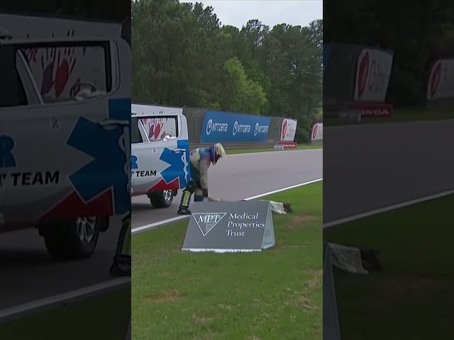 IndyCar: Puppe fliegt auf die Rennstrecke | #shorts