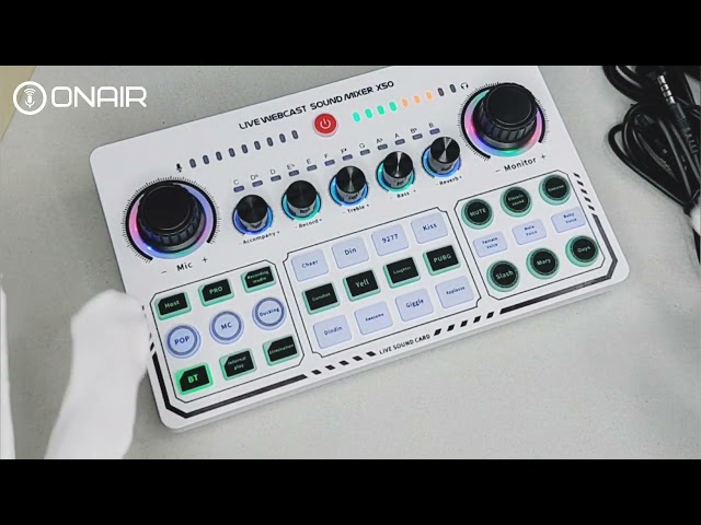 ONAIR X50 Sound Card Live Webcast Sound Mixer