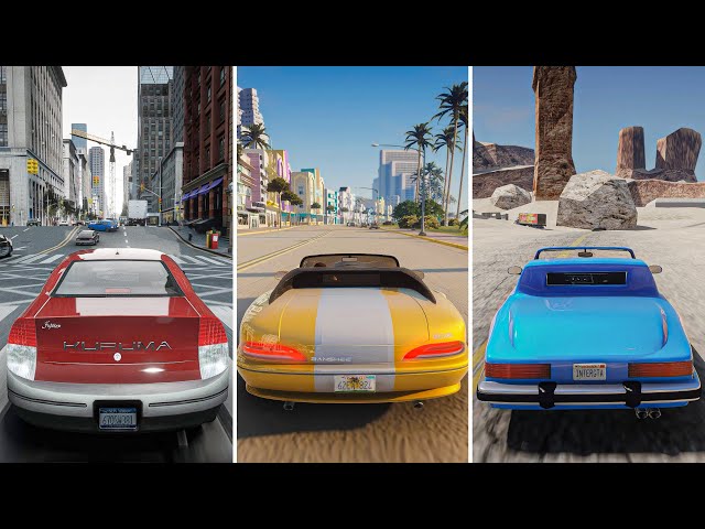 How GTA Trilogy Definitive Edition Should Look Like - GTA III, VC, San Andreas Next-Gen Gameplay