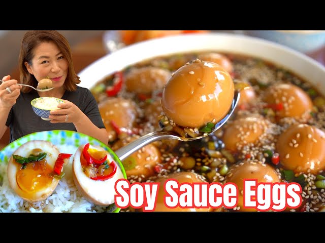 Can't just have ONE! ADDICTIVE Korean Marinated Eggs Recipe [Mayak Eggs] 🇰🇷자꾸만 생각나는 맛! 반숙달걀장과 노른자장