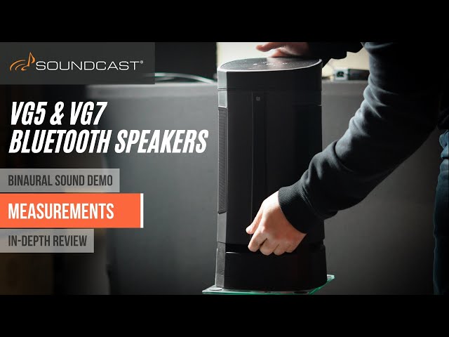 SoundCast VG5 & VG7 Bluetooth Speaker Frequency Response Measurements