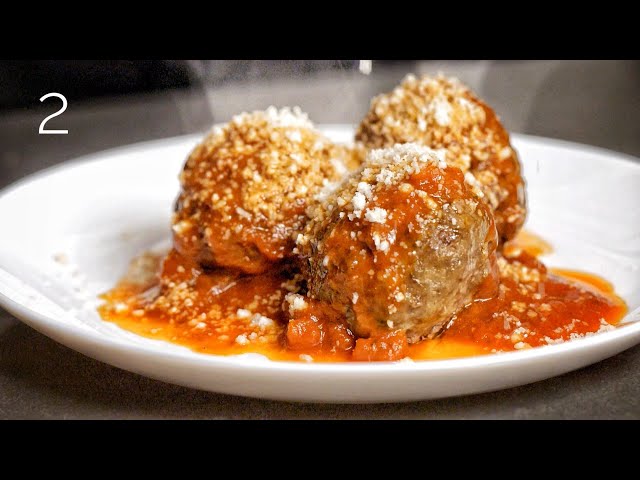 The Juiciest Italian Meatballs I Have Ever Made !