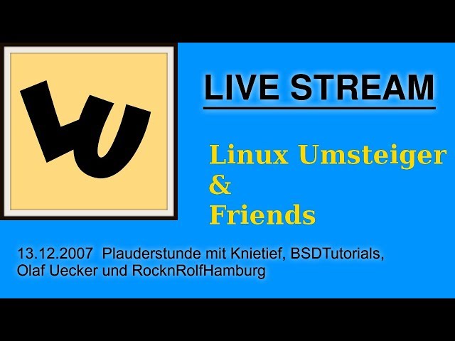 JOE Live - SPONTAN mit Knietief, BSDTutorials, Olaf Uecker, RocknRolfHamburg