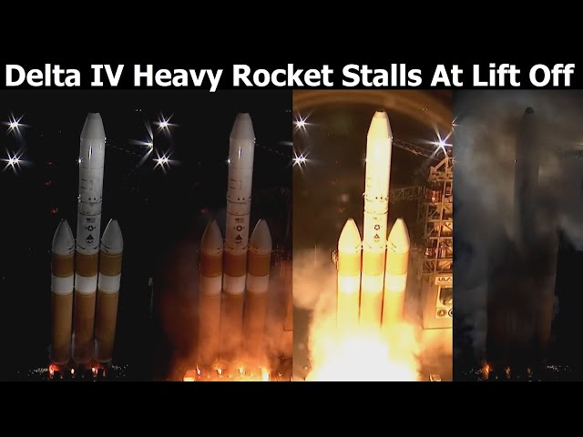 Classified Delta IV Rocket Launch Aborted With Seconds To Go