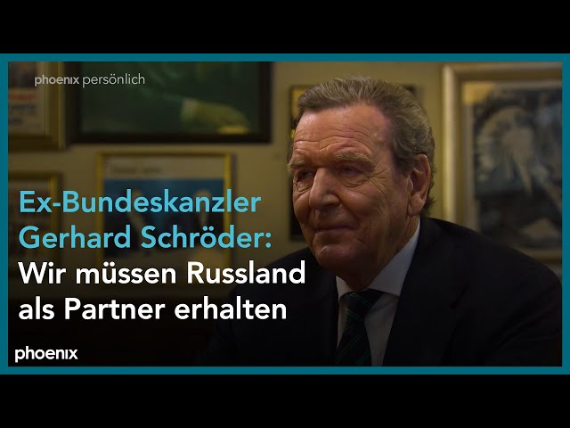 phoenix persönlich: Gerhard Schröder zu Gast bei Inga Kühn