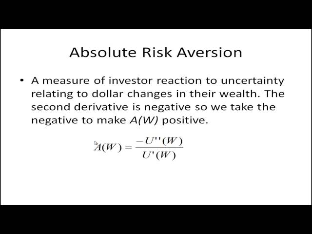 Risk Aversion