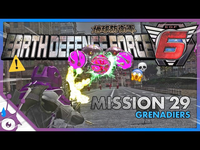 Earth Defense Force 6 - Mission 29 (English Version) - Grenadiers - PS5