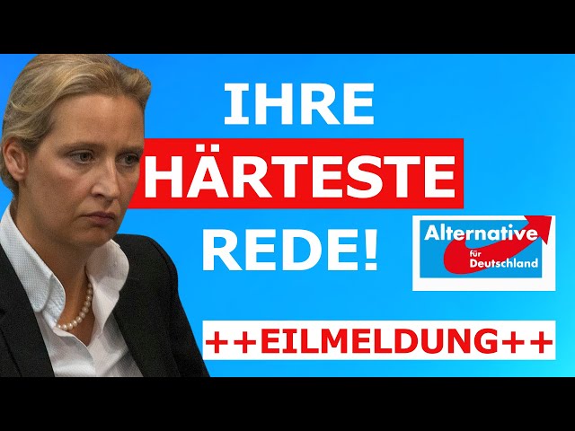 Alice Weidel sorgt für Entsetzen im Bundestag! Die Politik der Ampel ist gefährlich?!