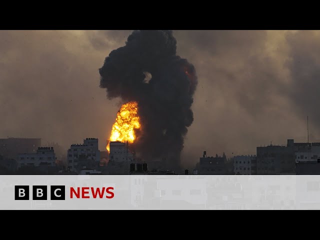 Israeli army says Gaza City completely encircled - BBC News