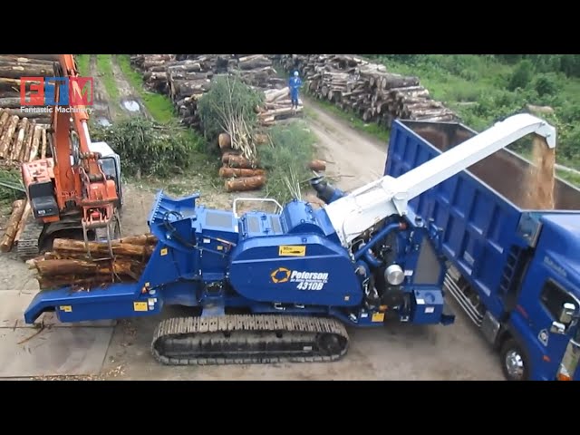 Dangerous Monster Wood Chipper Machines in Action, Fastest Biggest Tree Shredder Machines Working