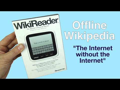 WikiReader - Offline Wikipedia   "The Internet without the Internet"